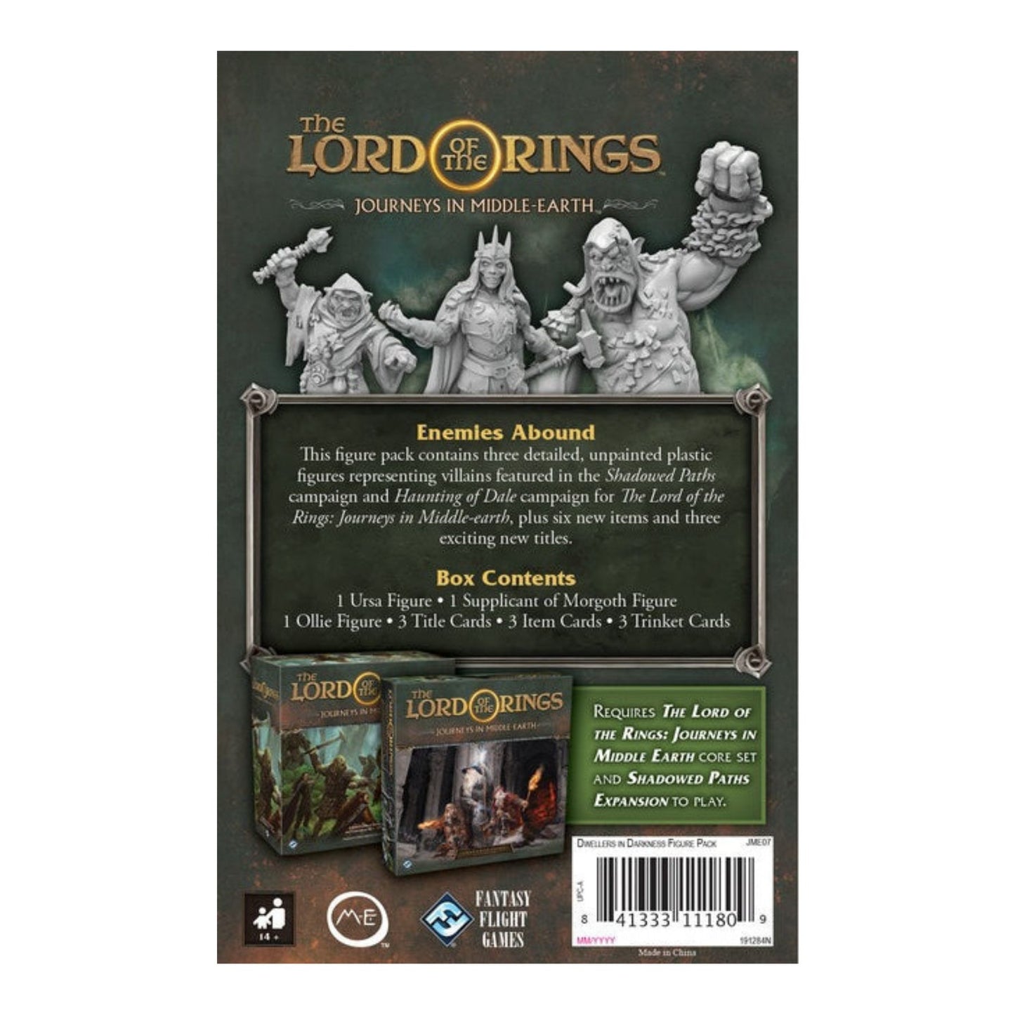 The Lord of the Rings Journeys in Middle Earth - Dwellers in Darkness Expansion