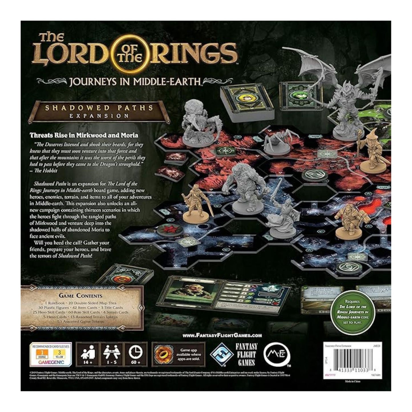 The Lord of the Rings Journeys in Middle Earth - Shadowed Paths Expansion